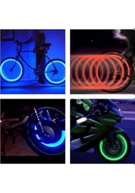 Resim Bisiklet Hareket Sensörlü Hareketli Sibop Işığı (2 Adet ) 