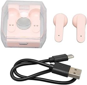 Resim Dil Tercüman Kulaklıkları, Hızlı Ve Doğru Ses Dijital Ekranlı Dil Tercümanı, 144 Dil BT 5.3 Stereo Sesli Anında Çeviri Kulaklığı, 0,2 Sn Hız (Pembe) 