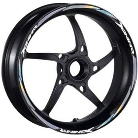 Resim Bajaj Dominar Uyumlu Hologramlı 1 Set Jant Şeridi 