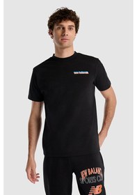 Resim New Balance Lifestyle Mnt1533-bk Siyah Erkek T-shirt Siyah 
