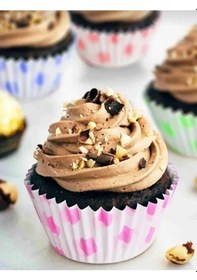 Resim Muffin Kek Kalıbı Kapsülü 80 'li Enf-539 Ahşap - Gümüş 