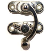 Resim opencart Yeni Yay Gözü, Ahşap Kutu Klipsi - Büyük 37X45 Mm, Nikel, 100 Adet !!! 