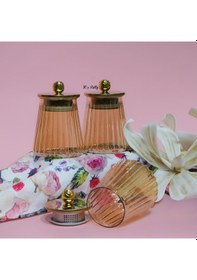 Resim Rose Deluxe Cam 3'lü Baharat Takımı Amber 