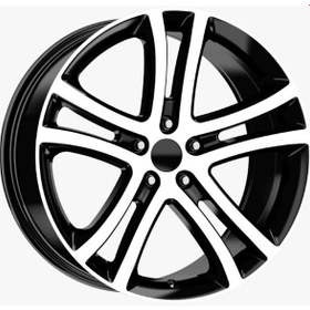 Resim EMR-DY548-01 8.0x18" -5x112 ET40 73.1 Black Diamond Jant (4 Adet) 
