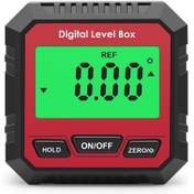 Resim Symbee Kırmızı Dijital Açı Ölçer - Manyetik Seviye Cihazı, Ahşap İmalatı, Otomobil Tamiri İçin Hassas Ölçüm, Pil Yok 