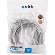 Resim S-LINK SL-CAT605, CAT6, Patch, 5Mt, Kablo (Gri) 