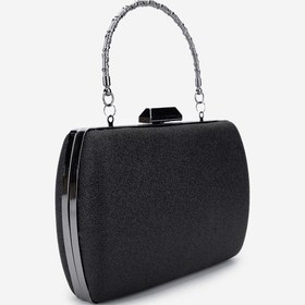 Resim Valmenti Kadın Vegan Siyah Abiye Çanta 1083 0016 Bn Cnt Y25 Sıyah Sımlı Siyah 