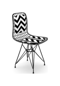 Resim Knsz kafes tel sandalyesi 1 li mazlum syhaldo sırtminderli ofis cafe bahçe mutfak 