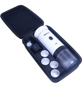 Resim 4berry Taşınabilir Şarjlı Espresso Makinesi Kapsül ve Toz Kahve Uyumlu-Cm Pro Siyah 