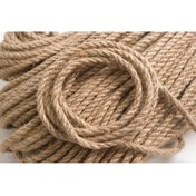 Resim Ambarope Jüt Halat 5 Mm 100 Metre Ip Halat Hasır Ip Dekor Ipi Jüt Çuval Ipi 