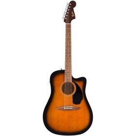 Resim Fender 0974010503 California Debut Redondo Ce Elektro Akustik Gitar (2-color Sunburst) | Dreadnought Kesik Kasa, Ceviz Klavye Ve Entegre Preamp Sistemi 