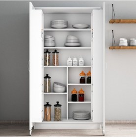 Resim Büyük Boy 2 Kapılı Erzak Dolabı Beyaz - Erc0101 