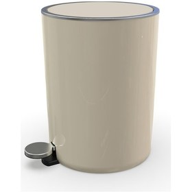 Resim Primanova Lenox Pedallı Çöp Kovası 5Litre Bej. 