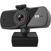 Resim 360 Derece Dönebilen C5 4 Milyon Piksel Otomatik Odak 2k Hd Sürücüsüz Mikrofonlu USB Webcam -Siyah (Yurt Dışından) 