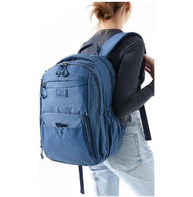 Resim Baginn Unisex Sırt Çantası Paraşüt Kumaş Hafif Çok Cepli Yağmur İtici Kumaş 42 28 Cm 571 Collection Mavi 