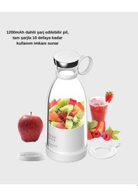 Resim Usb Şarjlı Kablosuz Blender Taşınabilir, Kompakt Ve Çevre Dostu Meyve Sıkıcı - Lisinya 