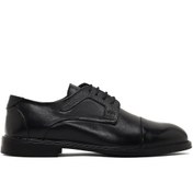 Resim Men's Black Lace-up Leather Casual Shoes Derimod