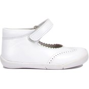 Resim Kp52 -kids İlk Adım Kız Çocuk Deri Ayakkabı 19-25 Beyaz 