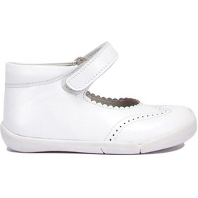 Resim Kp52 -kids İlk Adım Kız Çocuk Deri Ayakkabı 19-25 Beyaz 