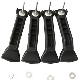 Resim Neevoyu Ski Doo İçin Abs Kapak Kayış Paneli Kilidi Seti - Gsx, Freestyle, Expedition Uyumlu Parça No: 517302448 