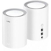 Resim CUDY M1800 AX1800 Dual Band EV Ofis Tipi Mesh Router 2-li paket 