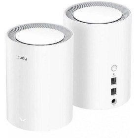 Resim CUDY M1800 AX1800 Dual Band EV Ofis Tipi Mesh Router 2-li paket 