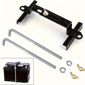 Resim Dream011 L Bolt İle Ayarlanabilir Pil Tutucu Kiti Arabalar Suvlar İcin 23cm Cıvata Uzunluğu 22.86cm Capraz Baglanti Tutucu 