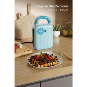 Resim Fressi Tost Ve Waffle Makinesi | Çıkarabilir Yapışmaz Plakalı | 5 Ayrı Plaka | Fr-tm33 Panfun 