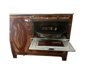 Resim Süsler Tek Fırınlı Kovalı Kuzine Soba-235 