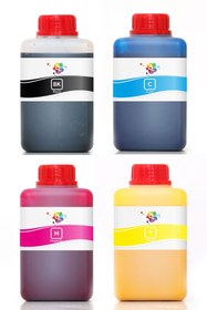 Resim Qc Epson Surecolor Sc T5100n Yazıcı Uyumlu Kartuş Mürekkebi 500ml Pro Set 4 Renk 