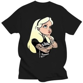 Resim Snapbuy Anime Punk Rock T-shirt Erkek Kadın Unisex Moda Hip Hop Harajuku Streetwear Y2kblack Black 