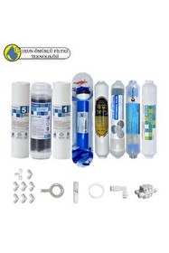 Resim Pemax Water Solutions Purefer Açık Kasa Çift Sediment Sertifikalı 8'li Filmtec Dupon Mebran 4'lü Mineral-B12Alkali-Detox 