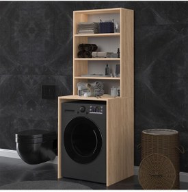 Resim Banyo Dolabı Bd-04 Sonoma Sonomo Meşe 