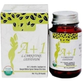 Resim Hhs A+1 Bitkisel 30 Kapsül 2 Ad Kutu Hhs A1 L Carnitine Lepidium 