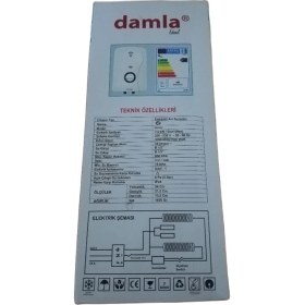 Resim Feyza Design Elektrikli Şohben 6 mt Kablo Tam Takım Seti, Kolay Montaj ve Kullanıma Uygun 