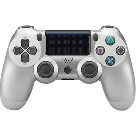 Resim Springsun Taşınabilir Konsolu Oyun Kumandası Dualshock 4 Kumandası Oyun Kumandası Ps4 / Ps4 Slim / Ps4 Pro / Pc Desteği Gümüş 