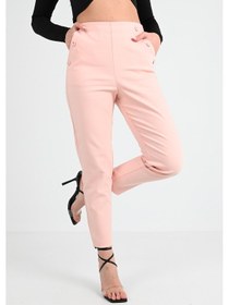 Resim Koza Butik Kadın Bel Lastikli Pantolon 6230-24 001 