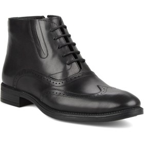Resim FootCourt Erkek Siyah Oxford Bot 