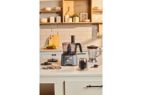 Resim Özbience Power 10 In 1 Mutfak Robotu, 2000 W, Uzay Grisi, Çok Fonksiyonlu 