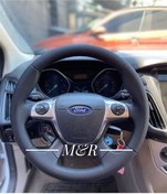 Resim Ford Focus Araca Özel Kaplama Deri Direksiyon Kılıfı 