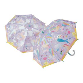 Resim Floss Rock Fantasy Unisex Çocuk Mor Şemsiye 