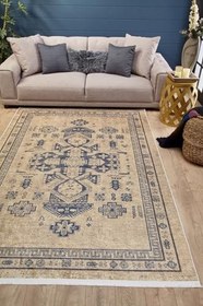 Resim Acerra Beyaz Modern Pamuk Makine Halısı 100x500 