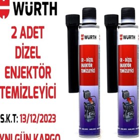 Resim Würth 2 Adet Dizel Yakıt Sistemi Ve Enjektör Temizleyici 300 Ml*2 Adet 