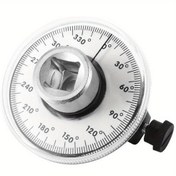 Resim Profesyonel 1/2" Tork Açı Ölçer - Sağlam Alüminyum Alaşım Yapı, Net Kadran ve Uzun Saplı | Otomotiv & Mekanik Atölyeler için Hassas Ölçüm (0-360°), Araç Bakımı, Dayanıklı Tasarım, Yüksek Hassasiyetli Enstrüman, DIY Tutkunları İçin Tutma Çubuğu Dahil 