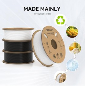 Resim Creality Hyper Pla Filament 1.75mm Siyah Beyaz 4kg 30-600mm/s Yüksek Hızlı Pla 3d Yazıcı Filamenti 4 Adet 1kg Makara Boyutsal Doğruluk +/- 0,02mm Çoğuna Uygun 