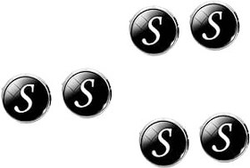 Resim Adorainbow 3 Parça Kol Düğmeleri Erkek Erkekler Mektup Kol Düğmeleri Erkek Kol Düğmeleri Erkekler Için Iş Kol Düğmeleri Alfabe Kol Düğmeleri Mektup Oyulmuş Kol Düğmeleri Adam Perçin Buton 