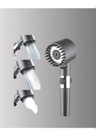 Resim Aç Kapa Tuşlu Filtreli Duş Başlığı Yeni Nesil Tasarım Beyaz 