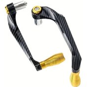 Resim Chuangyinshop Golden Pair Alüminyum Motosiklet Elcik Fren Debriyaj Kolu El Koruyucu Off-road Modifiye Aksesuar 