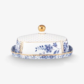 Resim Pip Studio Beyaz Porselen Tereyağlık 19 Cm 51018184 