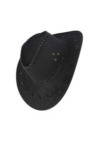 Resim Tezzgelsin Unisex Nubuk Kovboy Şapkası Siyah 